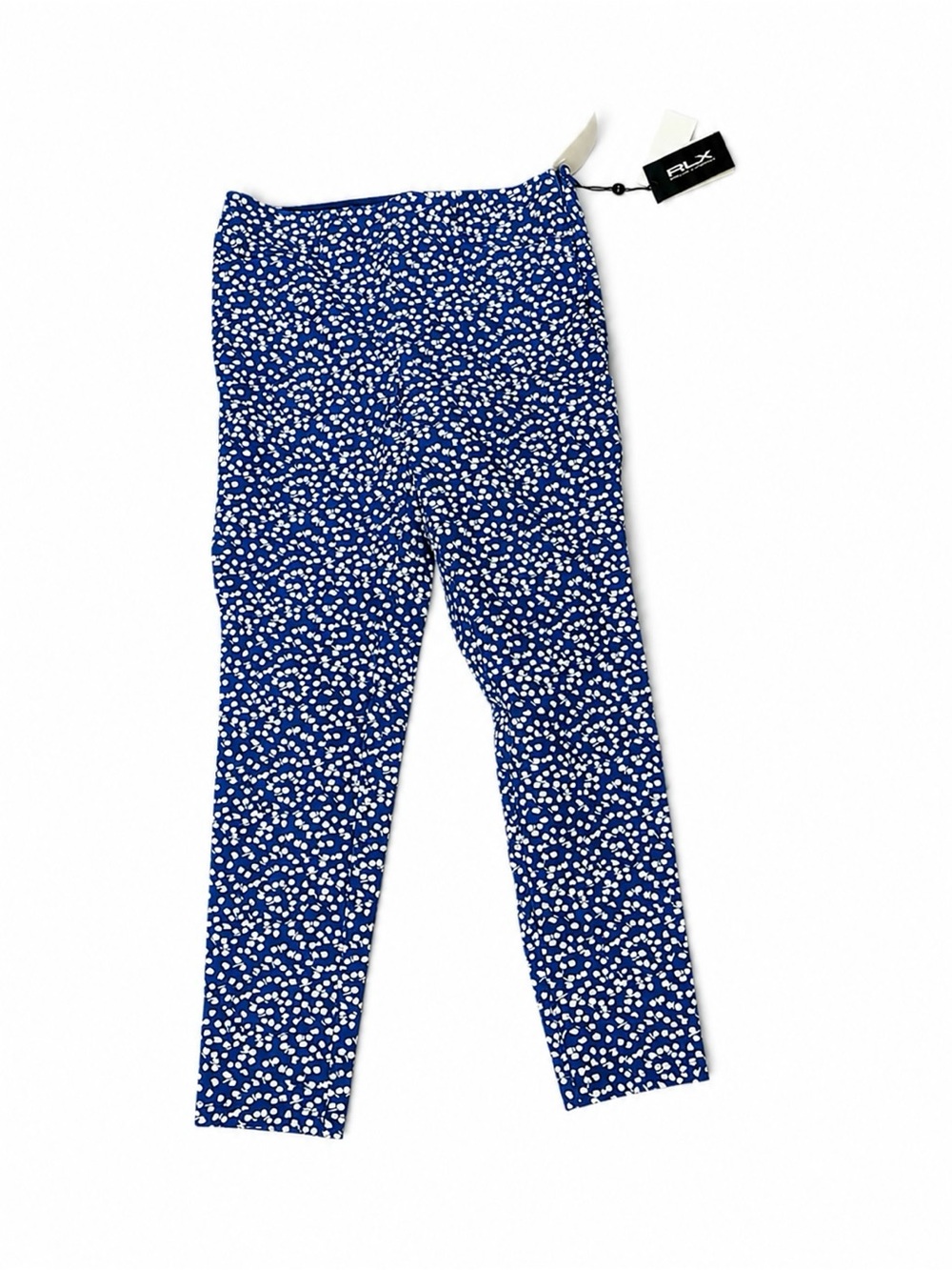 Ralph Lauren Women’s Blue Printed Golf Pants - Picture 2 of 3